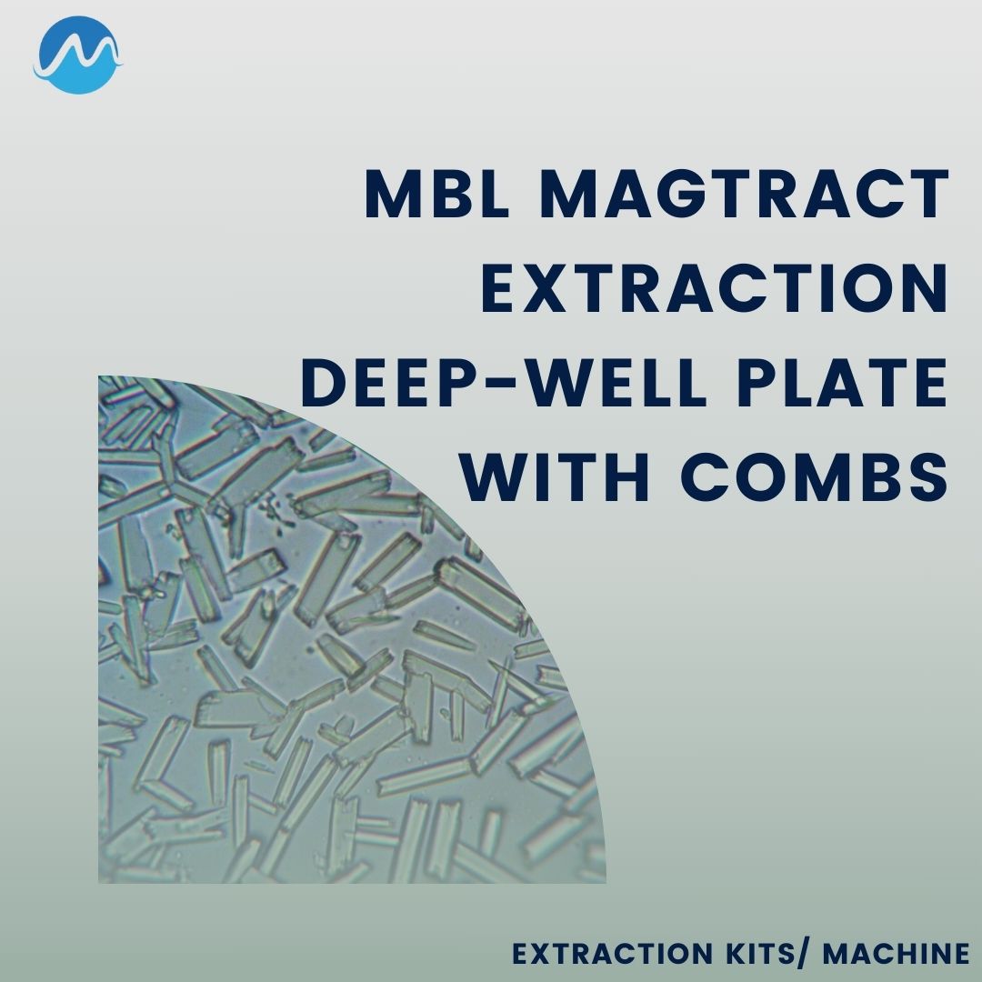Magtract Extraction Deep-well Plate with combs