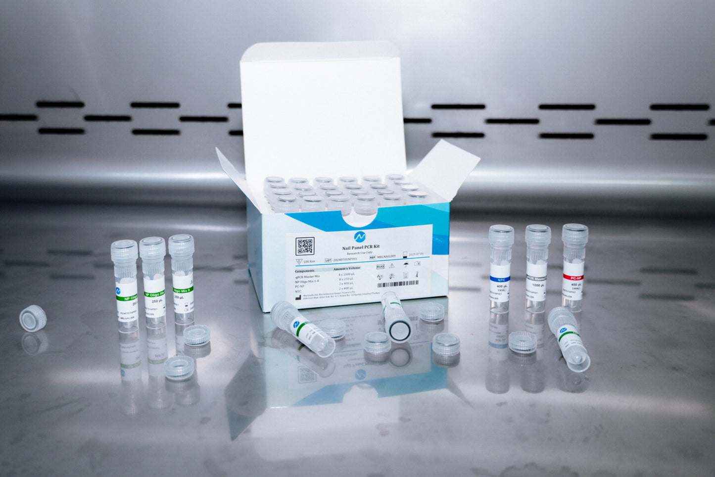 Nail Panel PCR kit open box