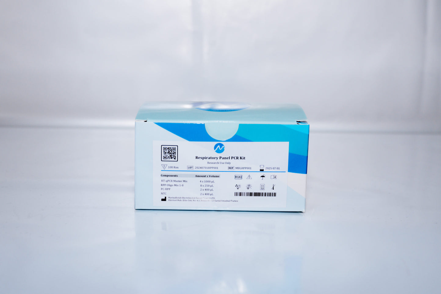 Respiratory Panel PCR kit box