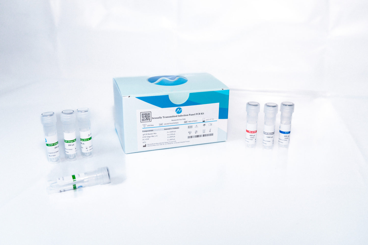 Sexually Transmitted Infection Panel PCR kit closed box
