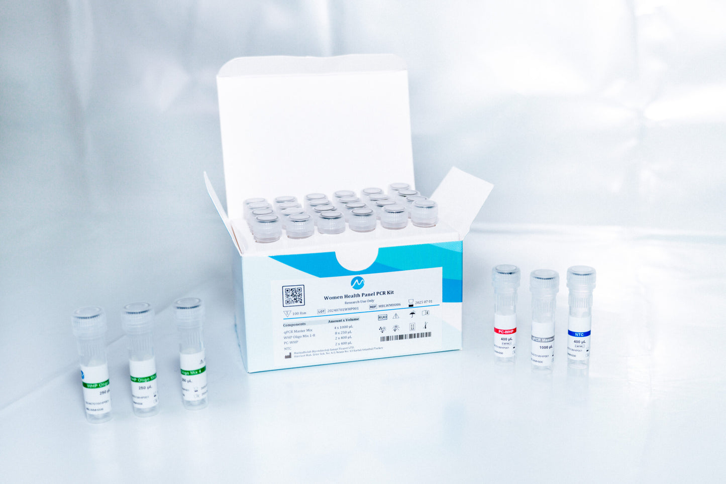 Womens Health PCR kit open box