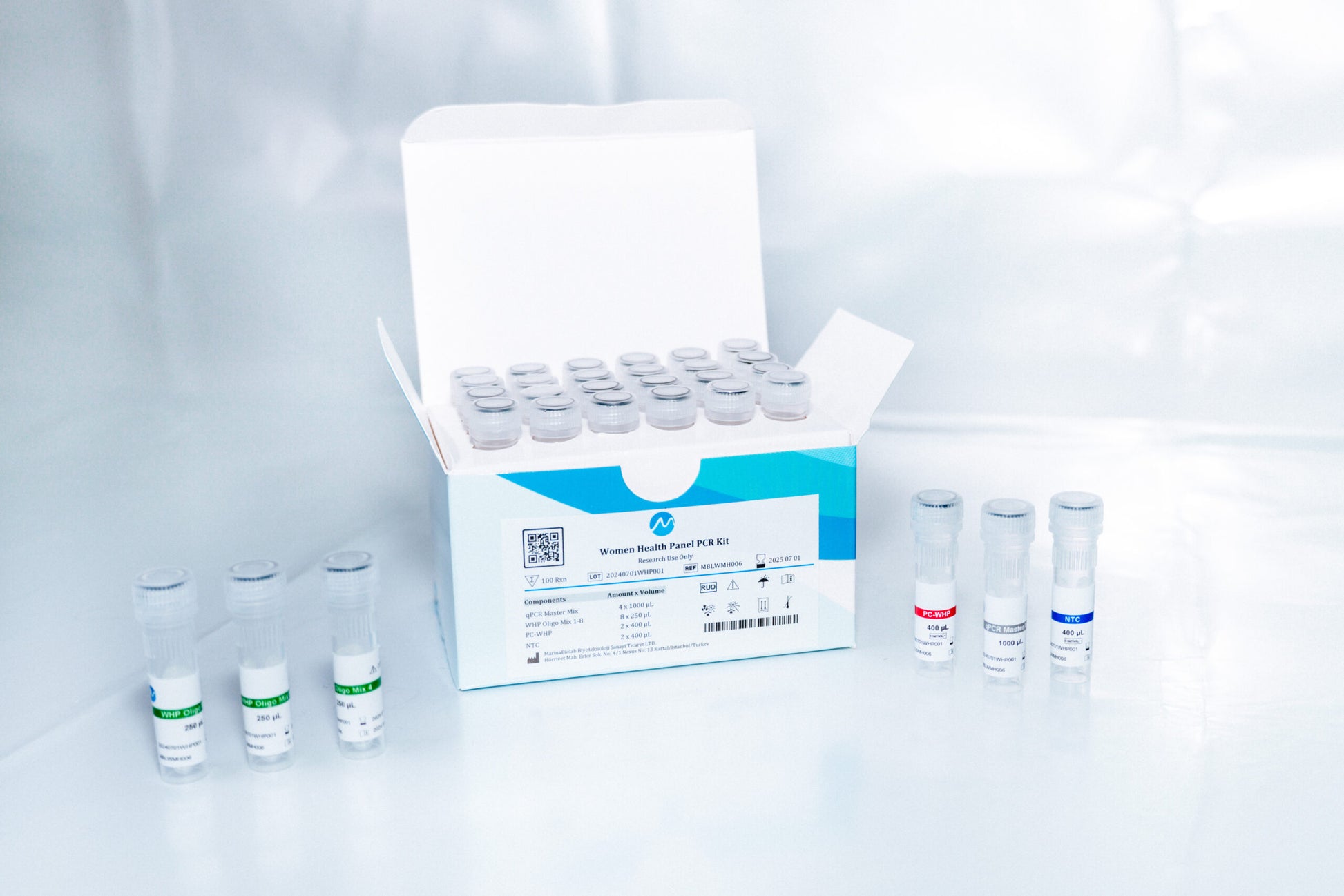 Womens Health PCR kit open box